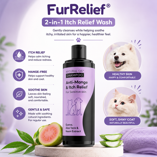 FurRelief® 2-in-1 Itch Relief Wash